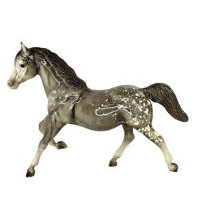 Vintage Breyer Horse Glossy Grey Appaloosa Running Mare Sugar #123